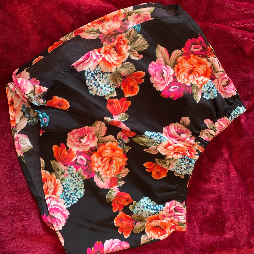 Flower Print Shorts